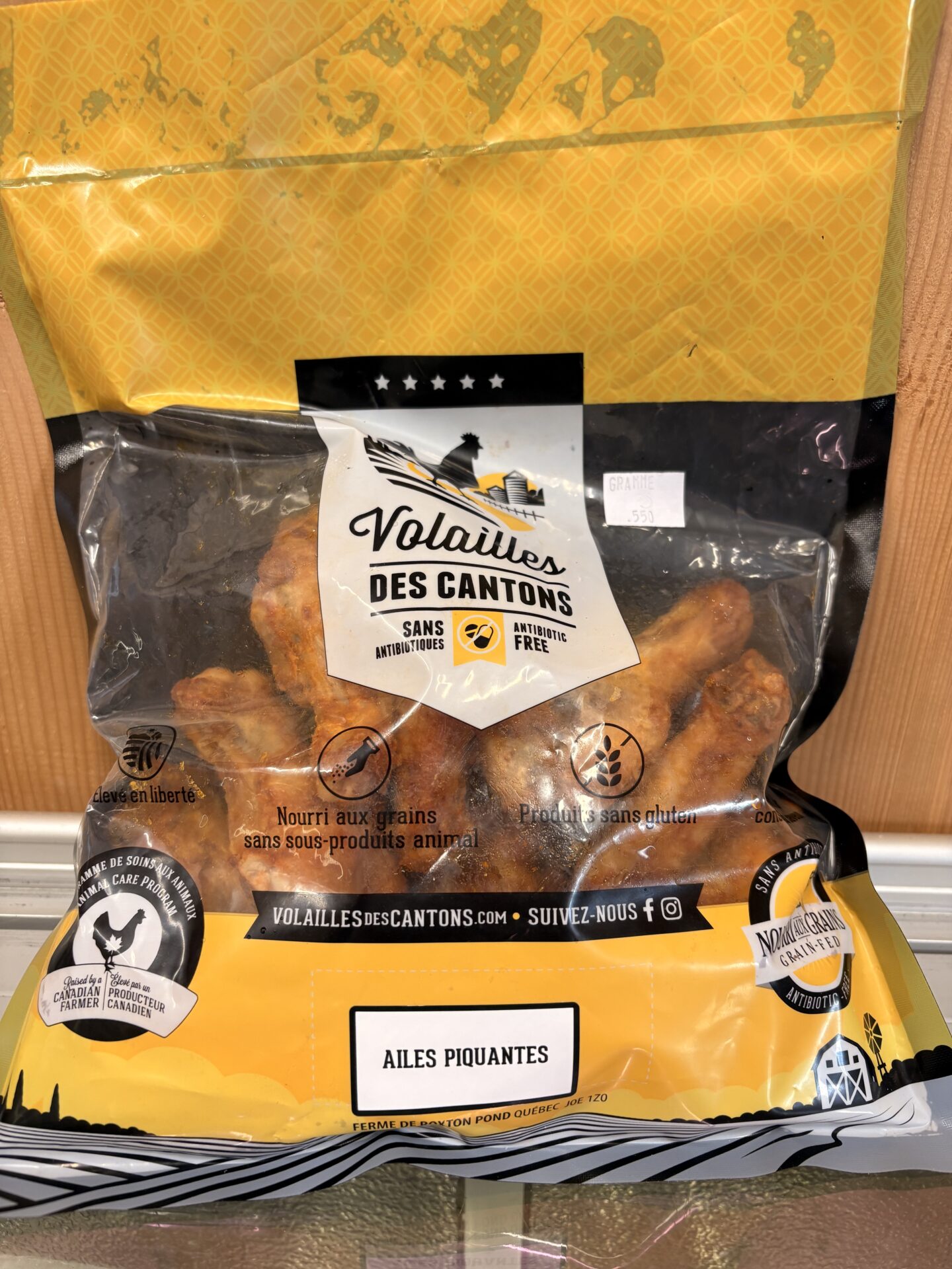 Ailes de poulet précuites – Douces