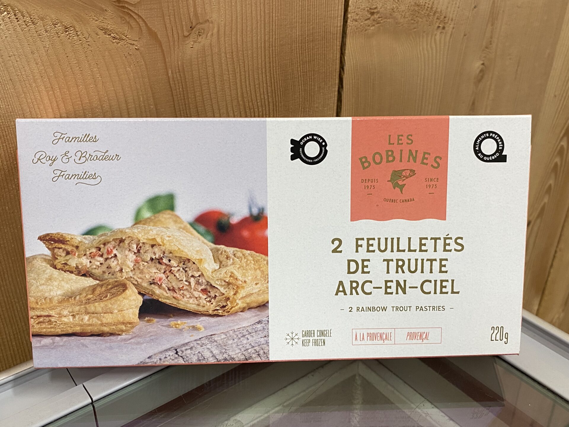 Feuilletés de truite à la provençale
