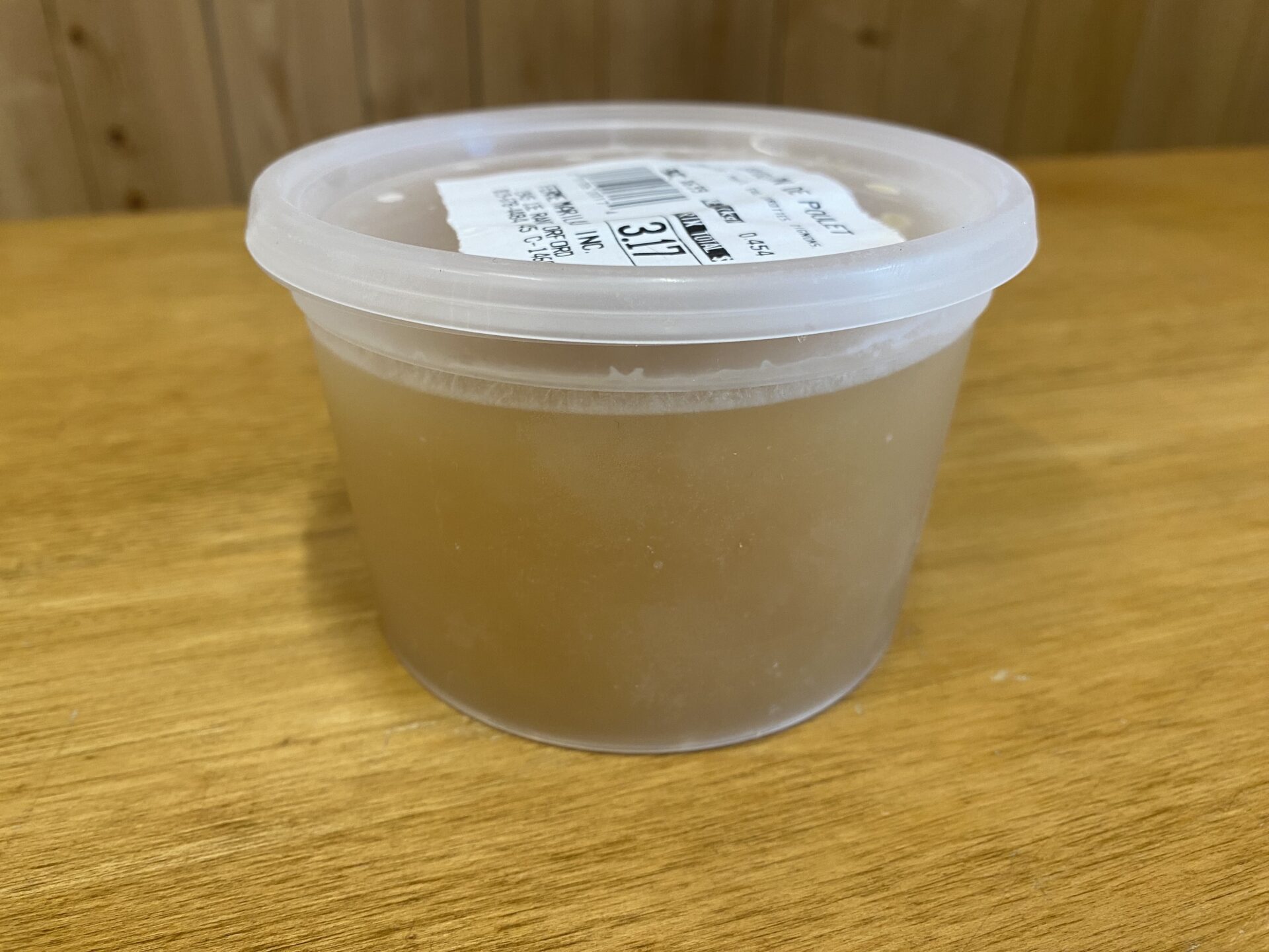 Bouillon de poulet maison