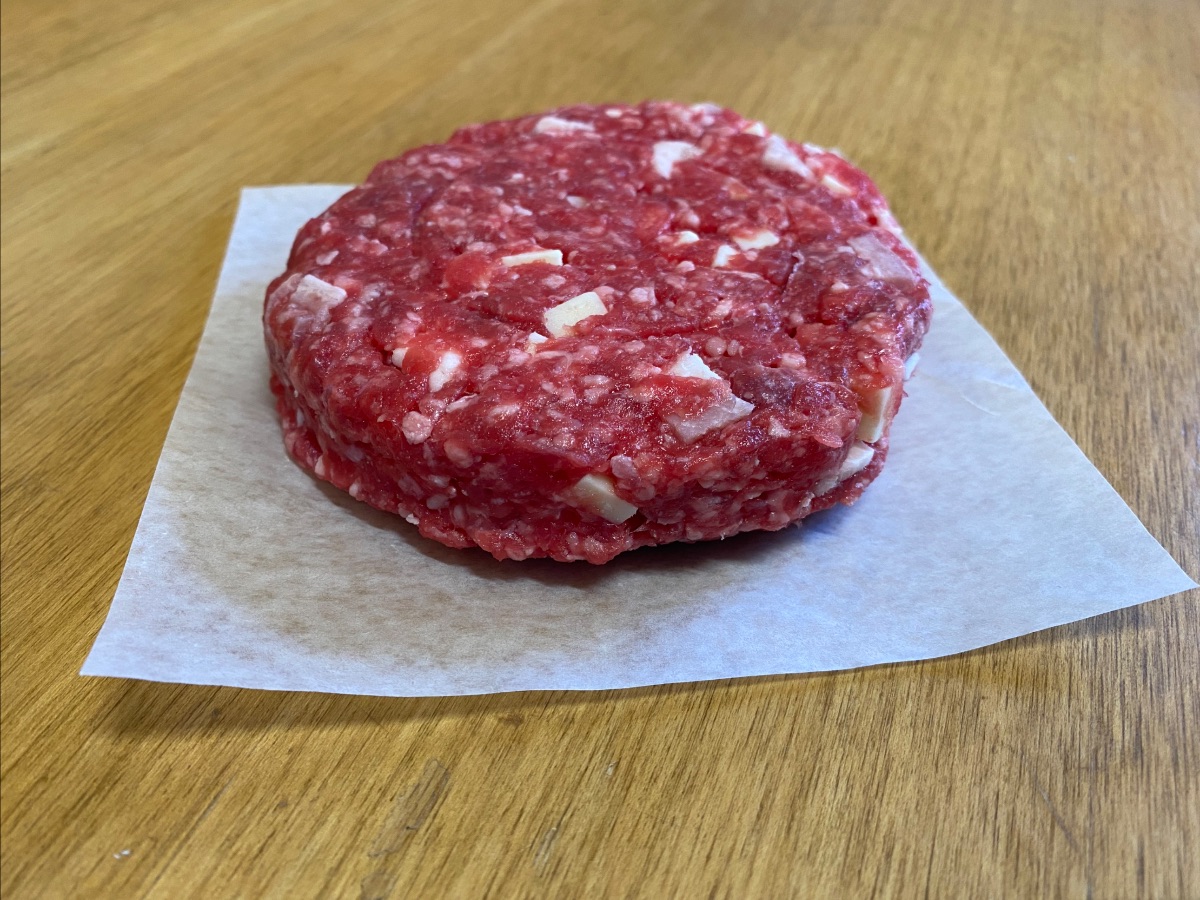 Burger assaisonné fromage & bacon