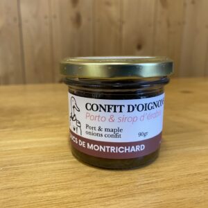 Confit d'oignons au porto & sirop d'érable