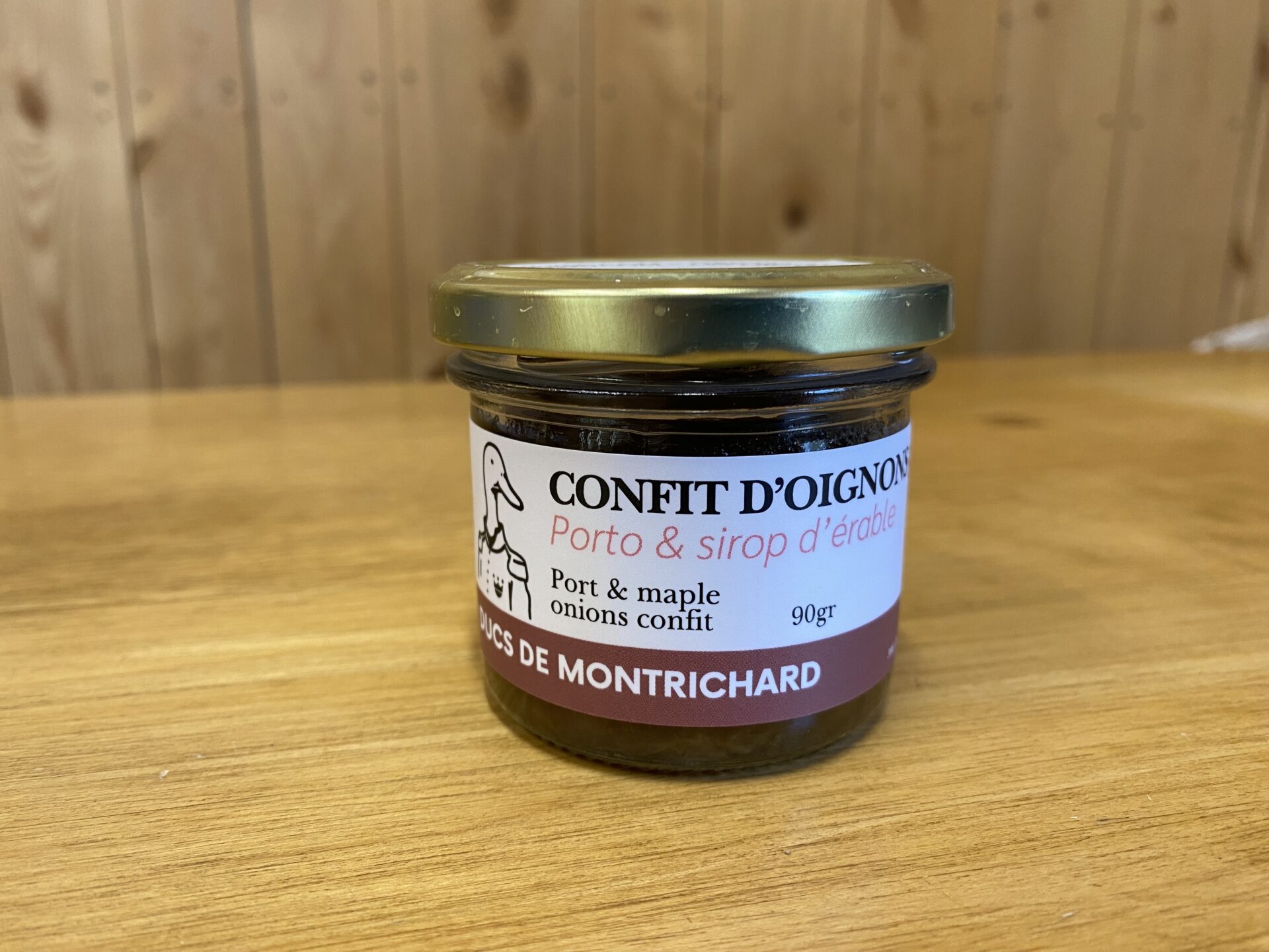 Confit d’oignons au porto & sirop d’érable