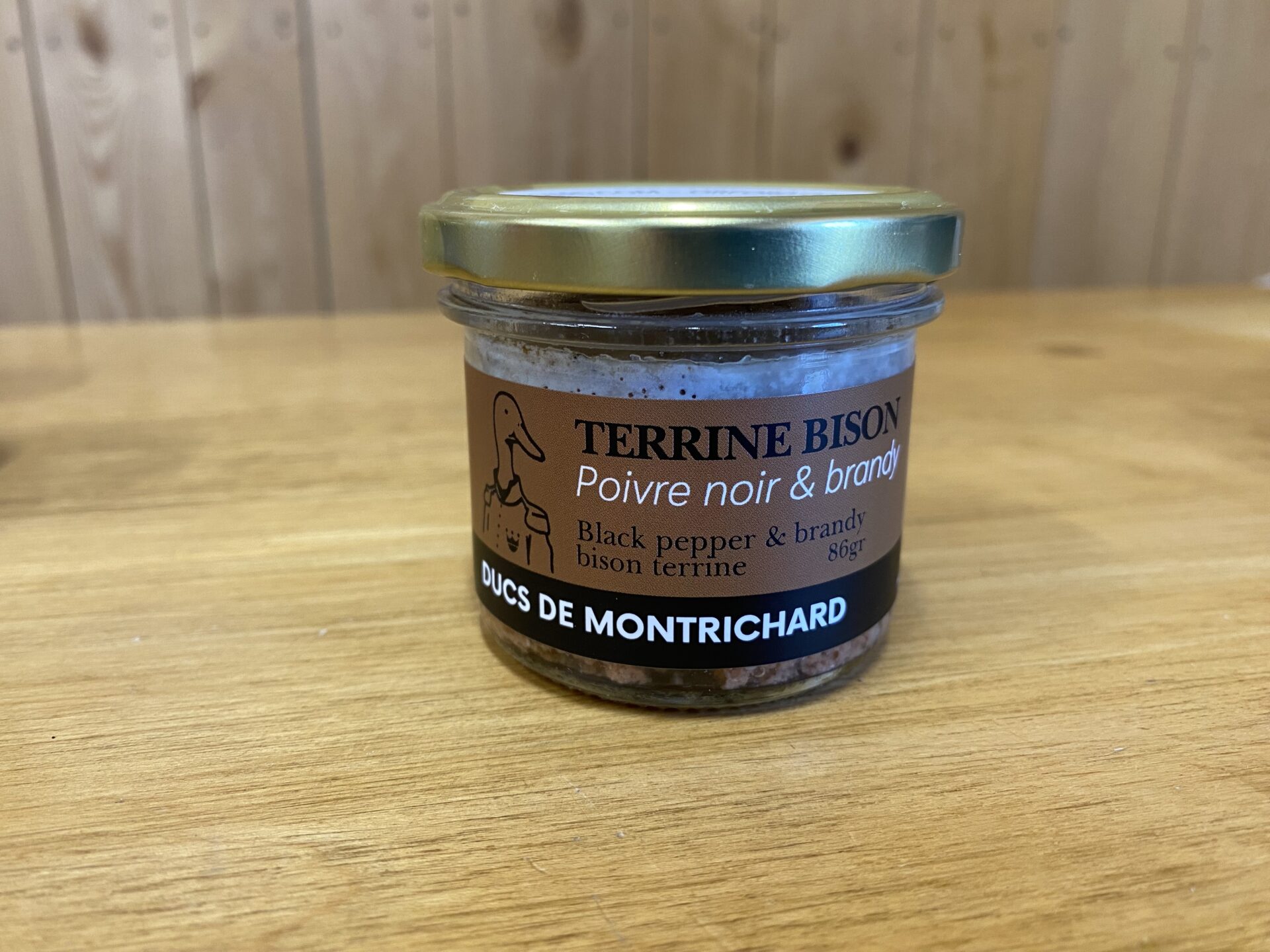 Terrine de bison – Poivre noir & brandy