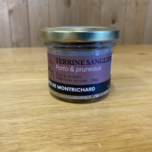 Terrine de sanglier - Porto & pruneaux