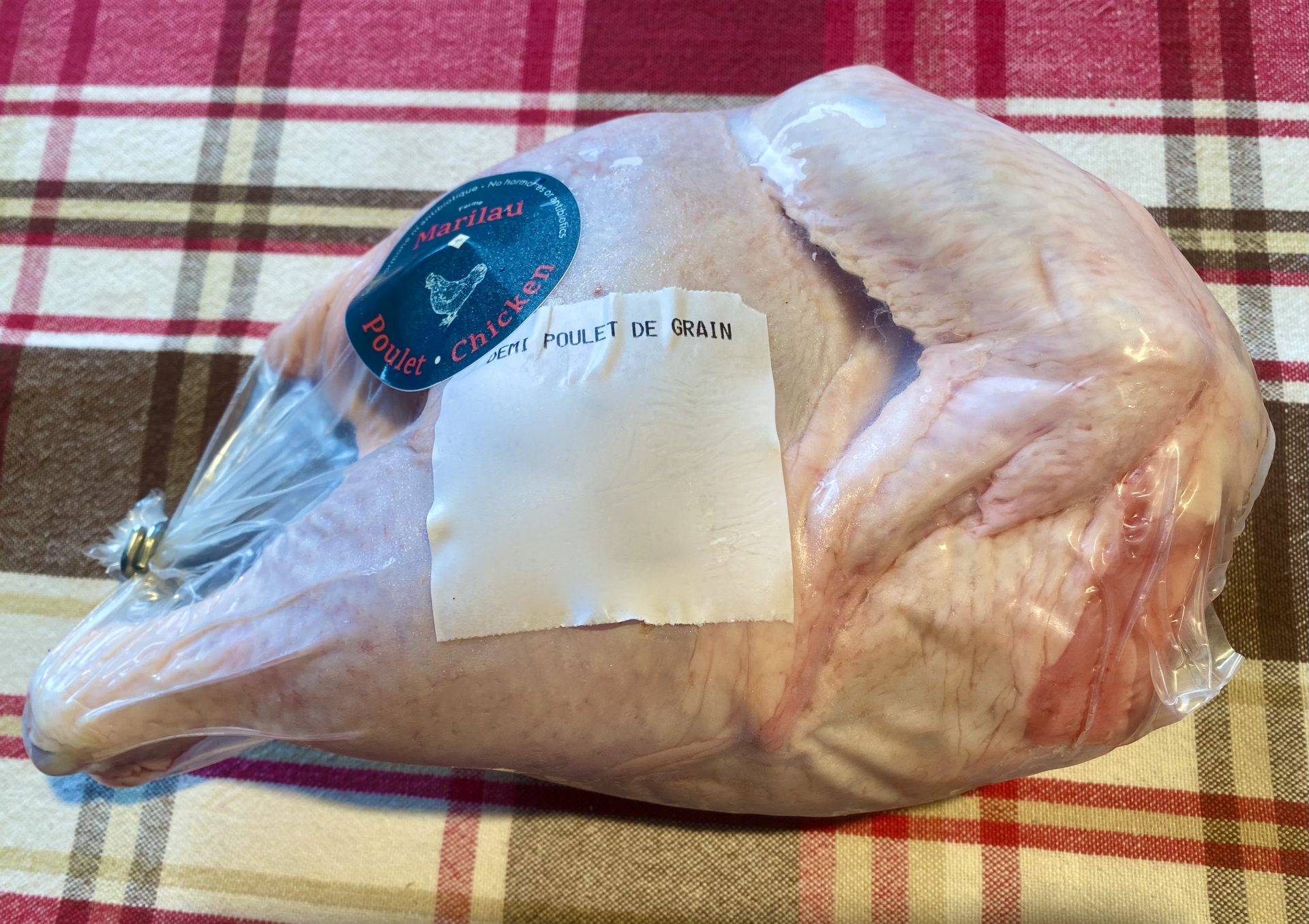 Demi poulet de grain (petit)