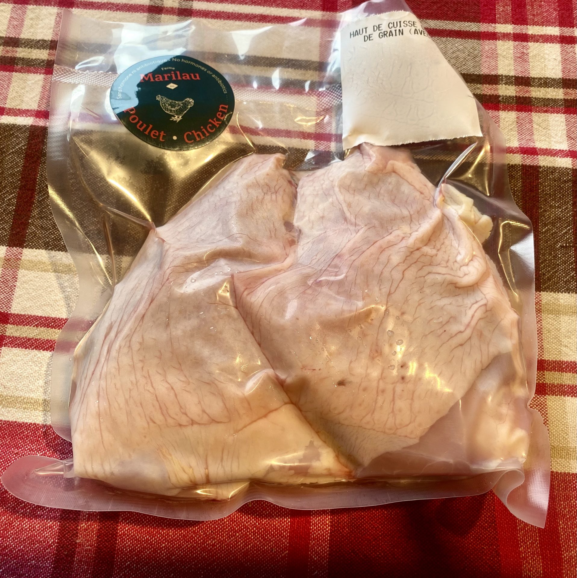 Haut de cuisse avec os