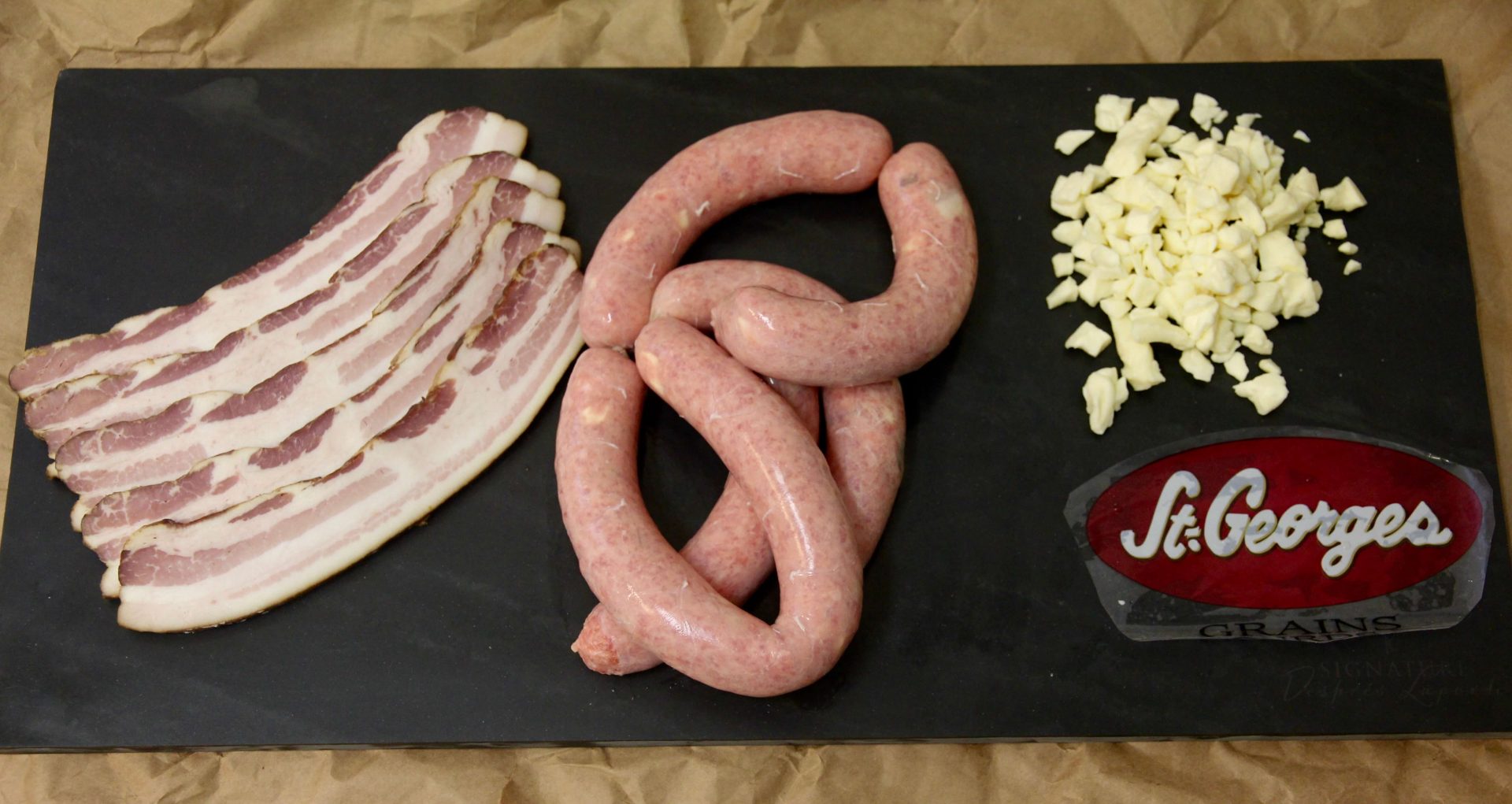Saucisses – Fromage & bacon