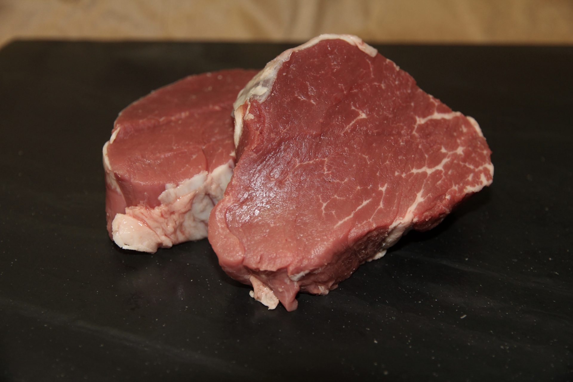 Filet mignon tranché