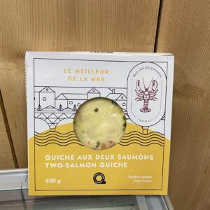 Quiche aux deux saumons