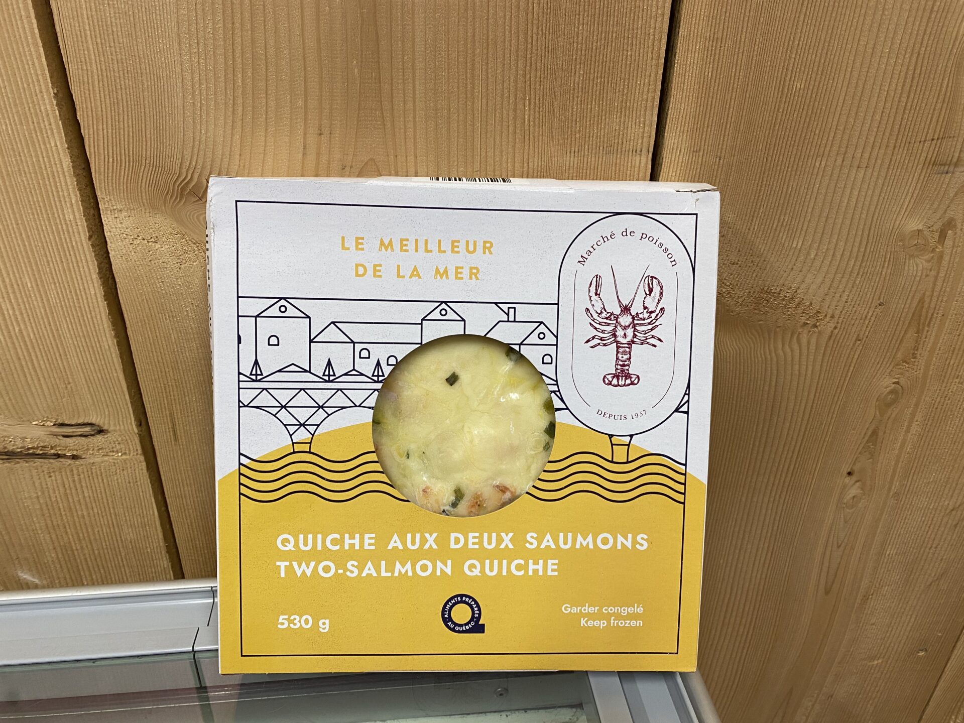 Quiche aux deux saumons