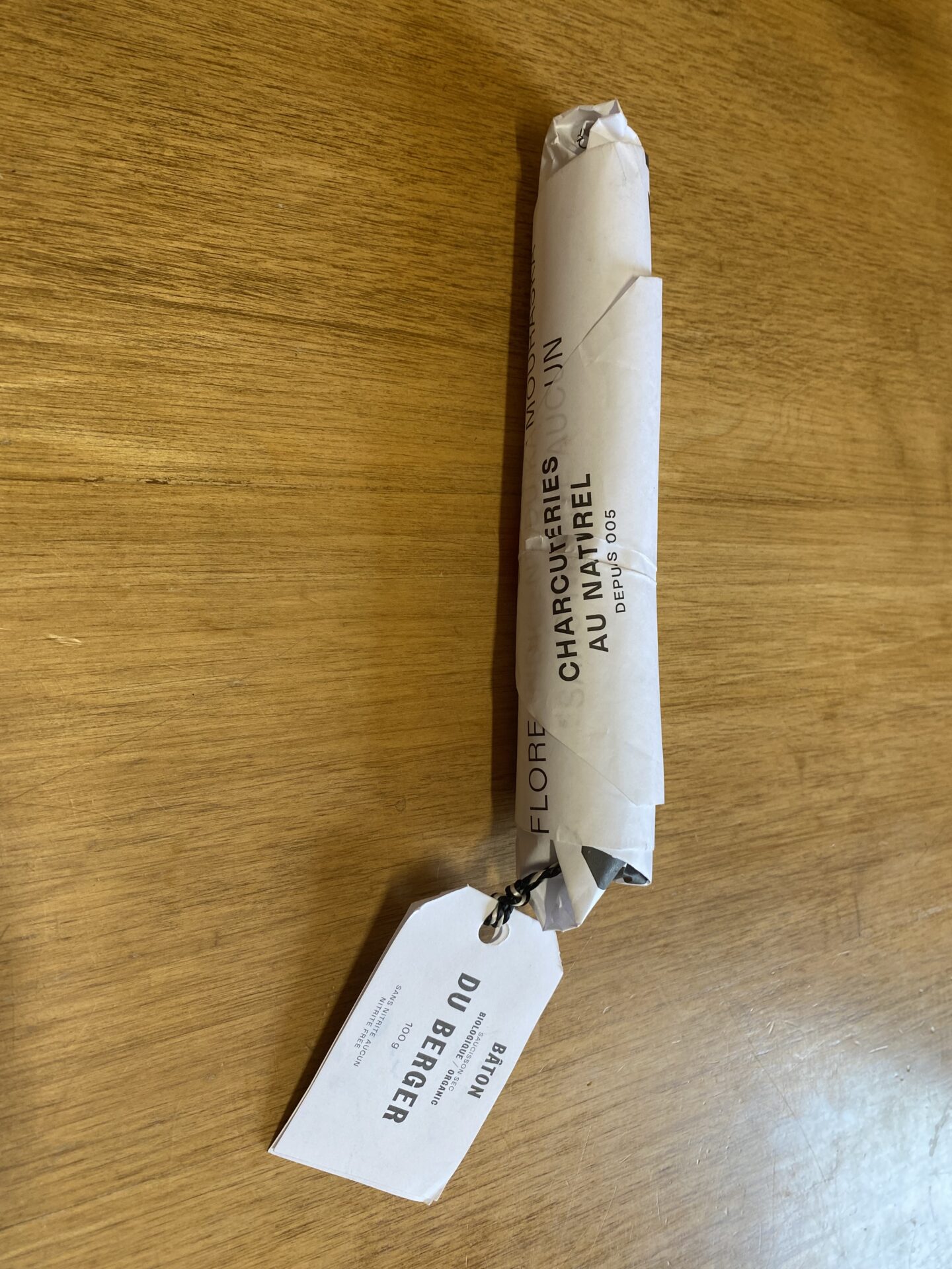 Saucisson biologique – Du berger