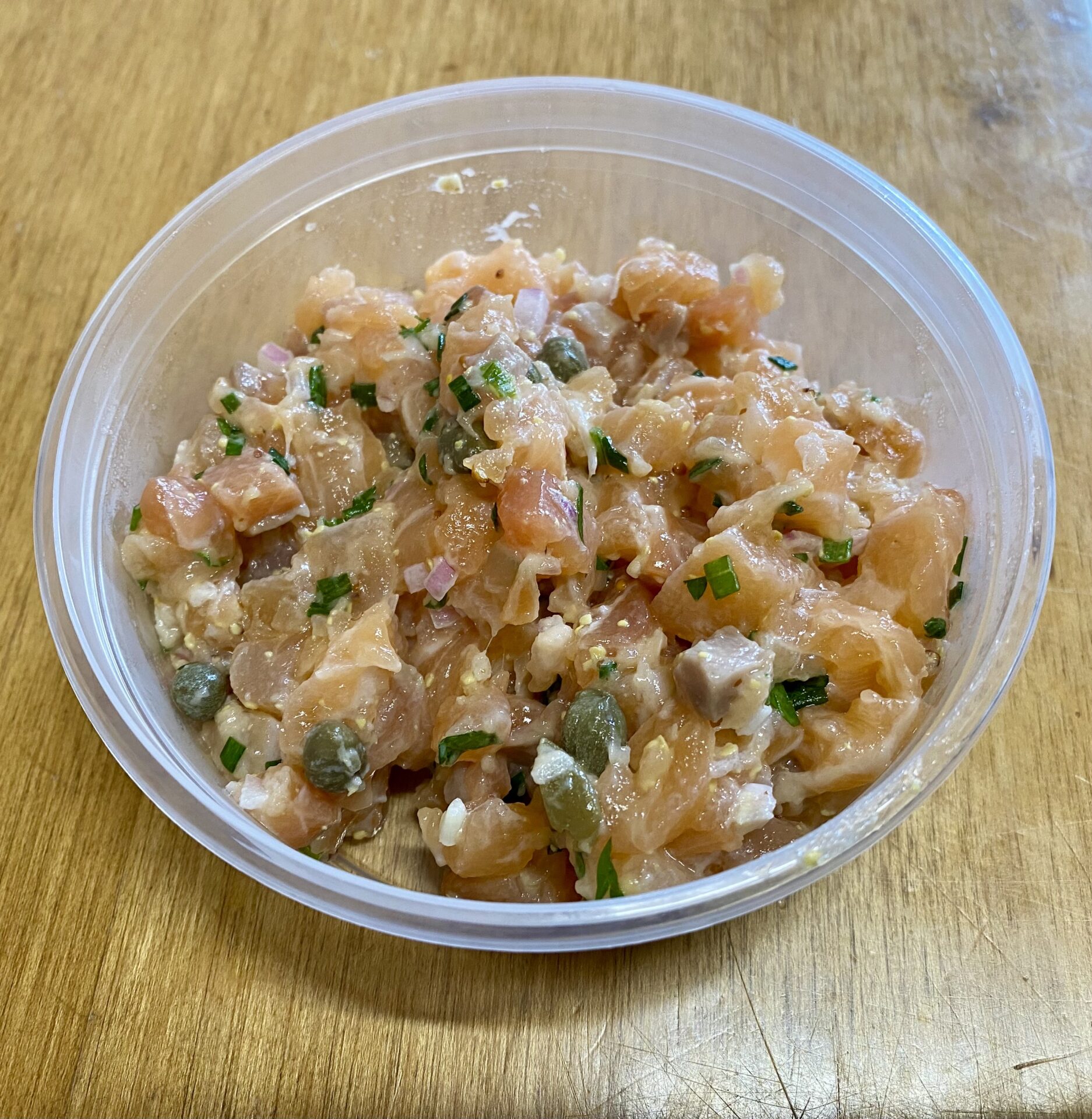 Tartare de saumon maison (2 personnes)